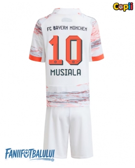 Bayern Munich Jamal Musiala #10 Echipament de Fotbal Replică 2025-26 Copii Deplasare (+ Șorturi)